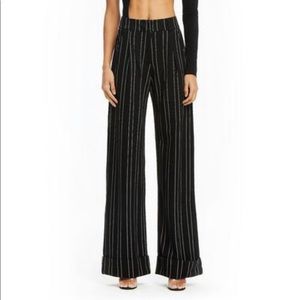 I. Am. Gia black and white pinstripe pant